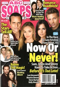 ABC SOAPS IN DEPTH April 2019 Maurice Benard Lexi Ainsworth Kelly Monaco Steve B - Imagen 1 de 3