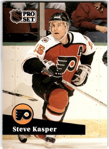 1991 Pro Set #449 Steve Kasper Philadelphia Flyers