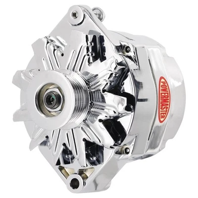 Powermaster 37293-114 Street Alternator, 150 Amps, Serp, 12V, GM Foto 1 de 4