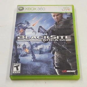 BlackSite Area 51 Xbox 360 2007 Video Game Midway Studios FPS Sci-Fi Shooter - Picture 1 of 4