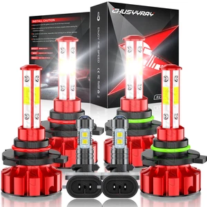 For Chevrolet Blazer 2000-2005 LED Headlight Hi/Low Beam + Fog Lights Bulbs - Bild 1 von 16