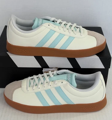 New Adidas Cream VL Court Base Women’s White JI1767 - Image 1 of 4