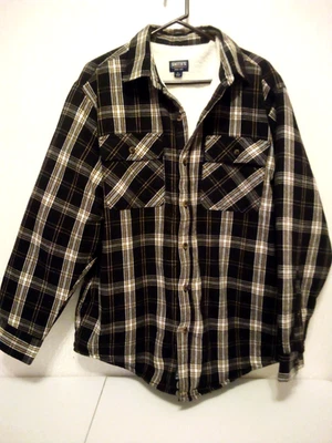 NWT Smith's Workwear Men's Sherpa-Lined Flannel Shirt Jacket Size Large - Image 1 of 4