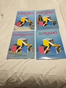 Lot Of 4 BooKS- Bastien Piano Basics - Piano - Level 2 James Bastien - Picture 1 of 21