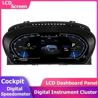 Tablero de instrumentos velocímetro digital LCD de 12,3"" para cabina virtual BMW E60 E61 E63 E64 Foto 1 de 4
