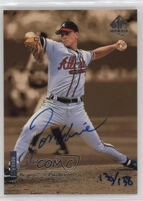 2000 SP Authentic Buybacks /138 Tom Glavine (1999 Authentic) #11 Auto HOF - Image 1 of 2