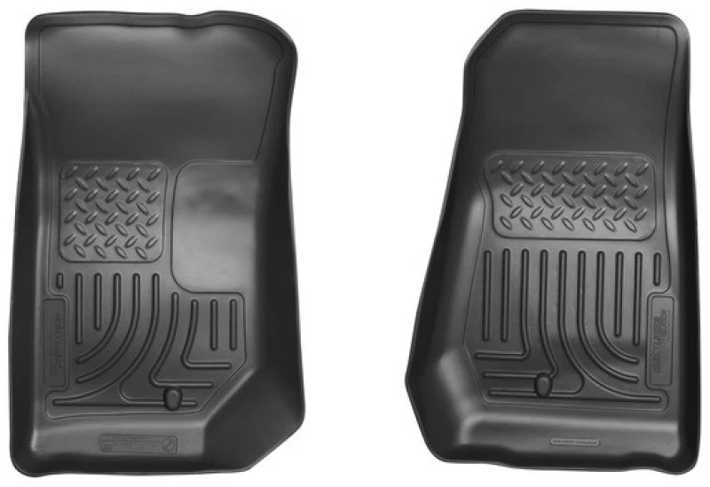 Forros de piso delantero Husky Liners 18021 WeatherBeater para Jeep Wrangler 2007-2013 Foto 1 de 4