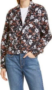 Rag & Bone Jessie Floral Print Linen Shirt Jacket NEW Size XL Retail $450 - Picture 1 of 8