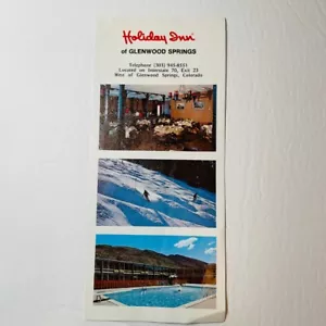 Holiday Inn Of Glenwood Springs Colorado brochure vintage - Foto 1 di 2