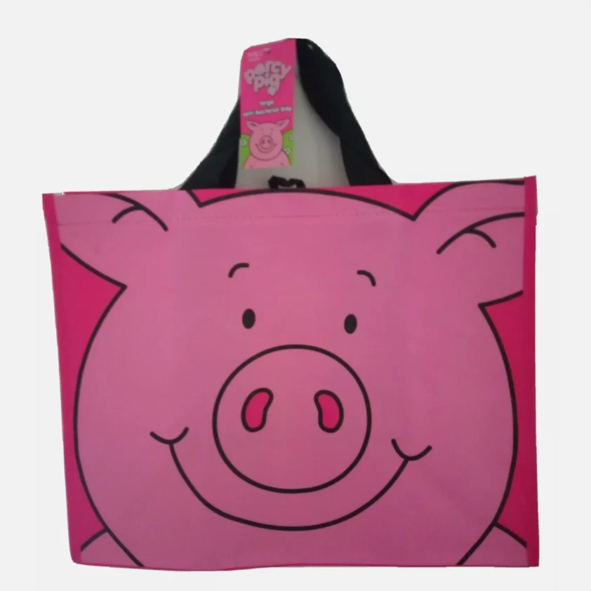 Marks & Spencer Percy Pig Large Shopping Bag M&s Reusable SHOPPER Pink X 2