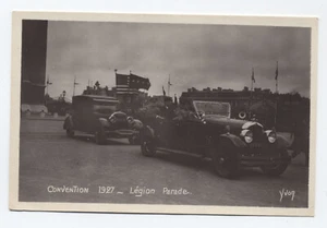1927 realphoto postcard Legion Parade / convention [S.4435] - Picture 1 of 3