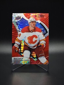 Matthew Tkachuk 2021-22 Upper Deck Allure #94 Red Rainbow Flames/Panthers