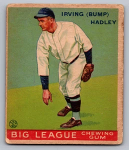 Goudey #140 1933 Bump Hadley Browns novato - Imagen 1 de 3