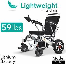 2021 Model Wide Fold Travel Lightweight Heavy Duty Electric Power Wheelchair