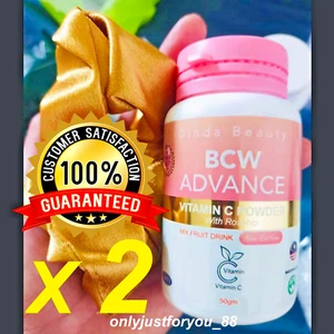 2 X BCW Advance Booster Pure Vitamina C Polvo Triple Blanqueamiento Piel DHL EXPRESS - Imagen 1 de 14