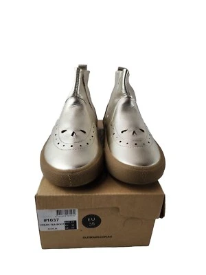 New Old Soles Royal Gold Urban Tea Boot Girl’s  Size 3.5Y. - Image 1 of 4