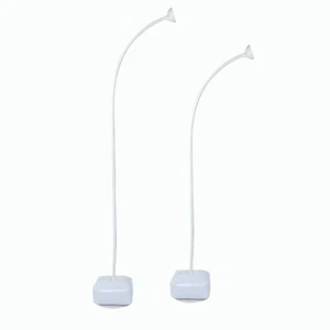 2 White Free Bending Balloon Arch Stand Kit Wedding Party Events Favors - Picture 1 of 9