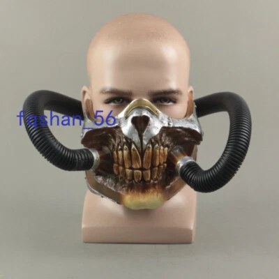 Mad Max Cosplay Mask Half Face Mask Live Props Halloween COS Props Helmet NEW - Image 1 of 4