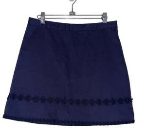 Draper James A-Linien-Rock volle Blüte Größe 4 marineblau - Bild 1 von 6