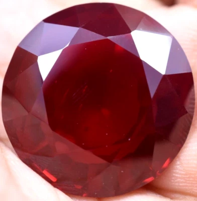 Natural 57.95 Ct Huge Blood Red Ruby Mozambique GGL Certified Treated Gemstone - Image 1 of 4