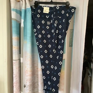 Terra &Sky Woman’s Plus Capri Jeggings OX 14W Blue Print NWT - Picture 1 of 2
