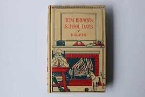Tom Brown's School Days by Thomas Hughes J.H. Sears & Co. Tan Red Blue Hardcover - Picture 1 of 9