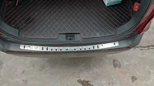 For MG ZS Accessories Door Sill stainless steel Rear Bumper Protector 2020-2023 - Picture 1 of 19
