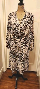 ON SALE now... Brand New Dress by boohoo, leopard print, size 16 - Picture 1 of 7