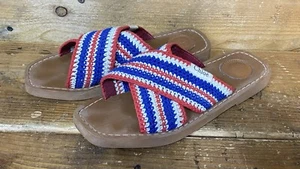 Chloe Woody Slides blu multicolore taglia 39 EU - Foto 1 di 7