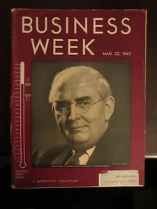 Business Week Magazine March 1947 Senator Arthur Vandenberg Imperialism 65 - Picture 1 of 1