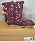 UGG Size 6 K Bailey Bow Moon And Stars Boots Lightly Worn With Box