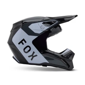 FOX RACING V1 MX MOTOCROSS HELMET LEAN BLACK WHITE 2025 ADULT SIZE LARGE - Picture 1 of 3