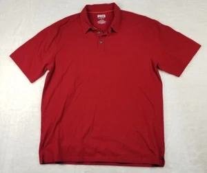 Duluth Trading Shirt Polo Golf Mens Short Sleeve Red Casual Collar Large - Picture 1 of 6