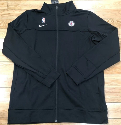 NEW Nike NBA Los Angeles CLIPPERS Dri-Fit WARM UP Jacket size L-Tall AV1658-010 Cover