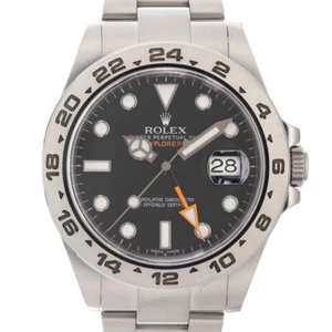 ROLEX Explorer II 216570 Nero Garanzia 2013 Scatola/Carta SN/#G - Foto 1 di 24