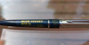 KERR McGEE ACEITE DE MOTOR TERCIOPELO AZUL Años 60 Pluma Antigua Parker Con Calendario Raro - Imagen 1 de 11