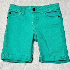 Arizona Shorts Jeans Co Youth Girls Size S4 Green Solid - Picture 1 of 5