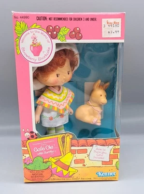 Muñeca Kenner Strawberry Shortcake Café Ole 1983 de colección en caja original linda burrito ¡sin usar, en caja!! Foto 1 de 4