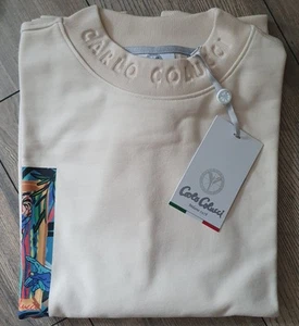 Neu* Carlo Colucci Oversize Sweatshirt Pullover XL ( Eher 3XL) Creme... - Bild 1 von 6