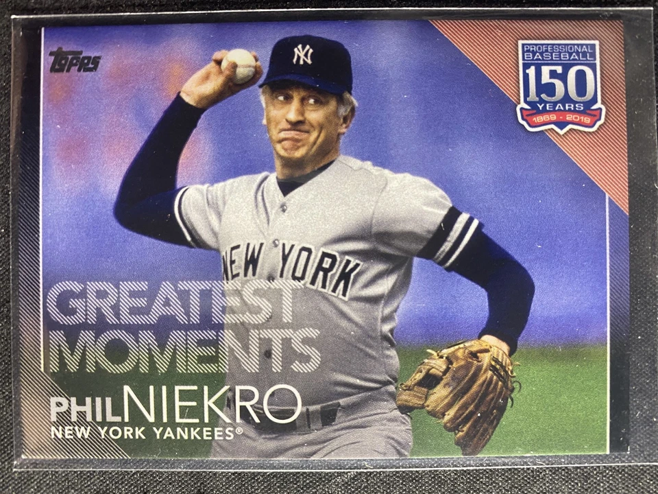 Niekro, Phil - 2019 Topps - Greatest Moments - 200/299 - Image 1 of 1