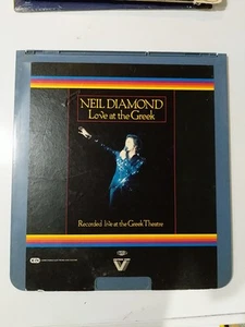 CED VIDEODISC NEIL DIAMOND LOVE AT THE GREEK - Picture 1 of 2