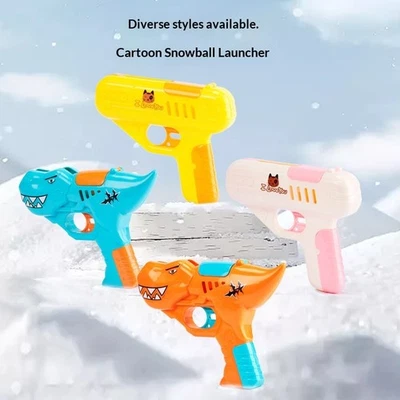 Игрушечная пусковая установка для снега бластер для зимних боев со снежком 2 шт. - Изображение 1 из 4
