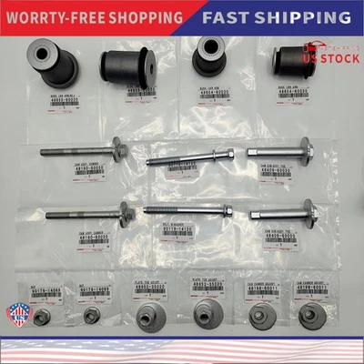 OEM Front Lower Control Arm Bushing Bolts KIT for Toyota 4Runner FJ Cruiser Foto 1 de 4