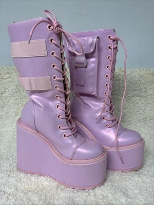 Botas de plataforma YRU Dune 7M para mujer envío rápido Foto 1 de 4