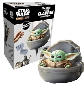 Star Wars The Mandalorian The Child Baby Yoda Talking Clapper w/ Night Light NEW - Picture 1 of 5