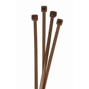 100x Kabelbinder 100 x 2,5mm Braun 8,2kg PA6.6 Polyamid Industriequalität - Picture 1 of 1