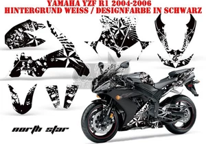 KIT GRÁFICO DE DECORACIÓN DE CARRERAS AMR YAMAHA YZF R1, XT 1200 TENER Z/ZE NORTHSTAR B - Imagen 1 de 5