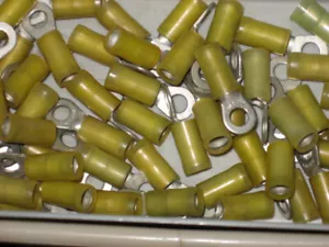 Round Terminals, 3/8", for 12-10, qty of 2, new - Picture 1 of 2