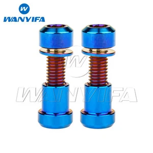 Titanium Bolt M5x16 18 20mm Bike Handlebar Stem Screws Set Hardware Upgrade Kit - Picture 1 of 22