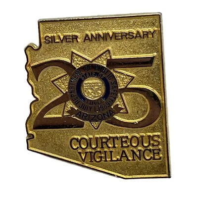 Arizona Department Of Public Safety Police Law Enforcement Enamel Lapel Hat Pin - Image 1 of 4
